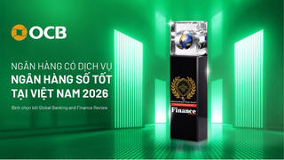 Năm thứ hai liên tiếp OCB được vinh danh tại Global Banking & Finance Awards