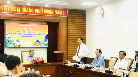 Ngành du lịch tổ chức hội nghị triển khai nhiệm vụ 6 tháng cuối năm 2025