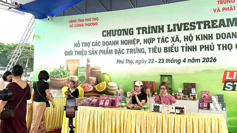 Thương mại điện tử mở lối cho tiêu thụ đặc sản Phú Thọ