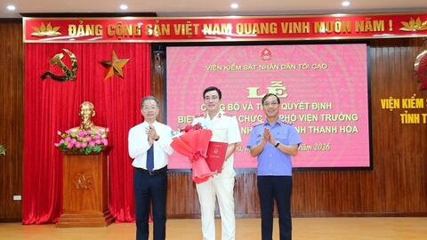 Ông Lê Đức Sơn giữ chức Phó Viện trưởng VKSND tỉnh Thanh Hóa