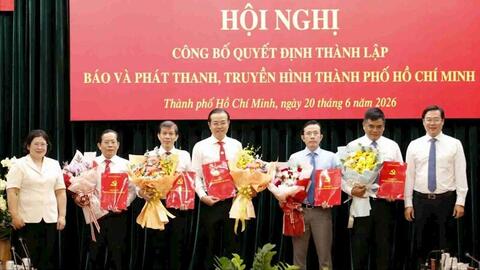 TP. Hồ Chí Minh ra mắt cơ quan Báo và Phát thanh, Truyền hình