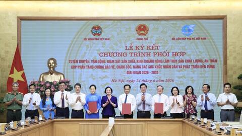 Bảo đảm an toàn thực phẩm là bảo vệ sức khỏe nhân dân và nền kinh tế nông nghiệp