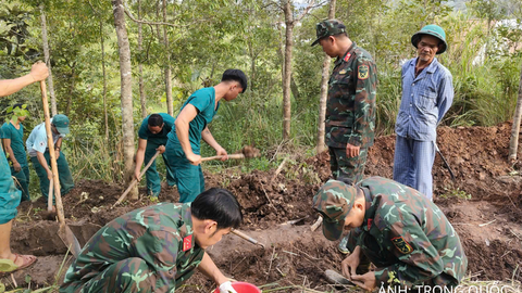 Quảng Ngãi: Đã tìm được 49 hài cốt liệt sĩ