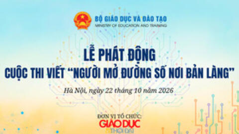 Thể lệ cuộc thi viết 'Người mở đường số nơi bản làng'