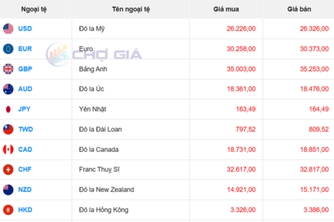 Tỷ giá USD ngày 12/6/2026: USD tăng sức mạnh giữa loạt biến động
