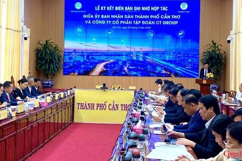 Cần Thơ hợp tác CT Group phát triển công nghệ chiến lược và hạ tầng số