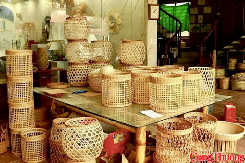 Mây tre đan Phú Vinh: Đổi mới mẫu mã, mở rộng kết nối thị trường