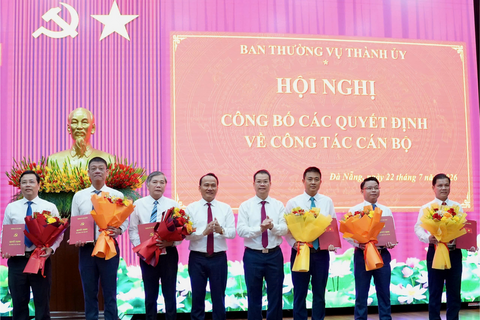 Đà Nẵng công bố quyết định điều động, bổ nhiệm nhiều cán bộ chủ chốt