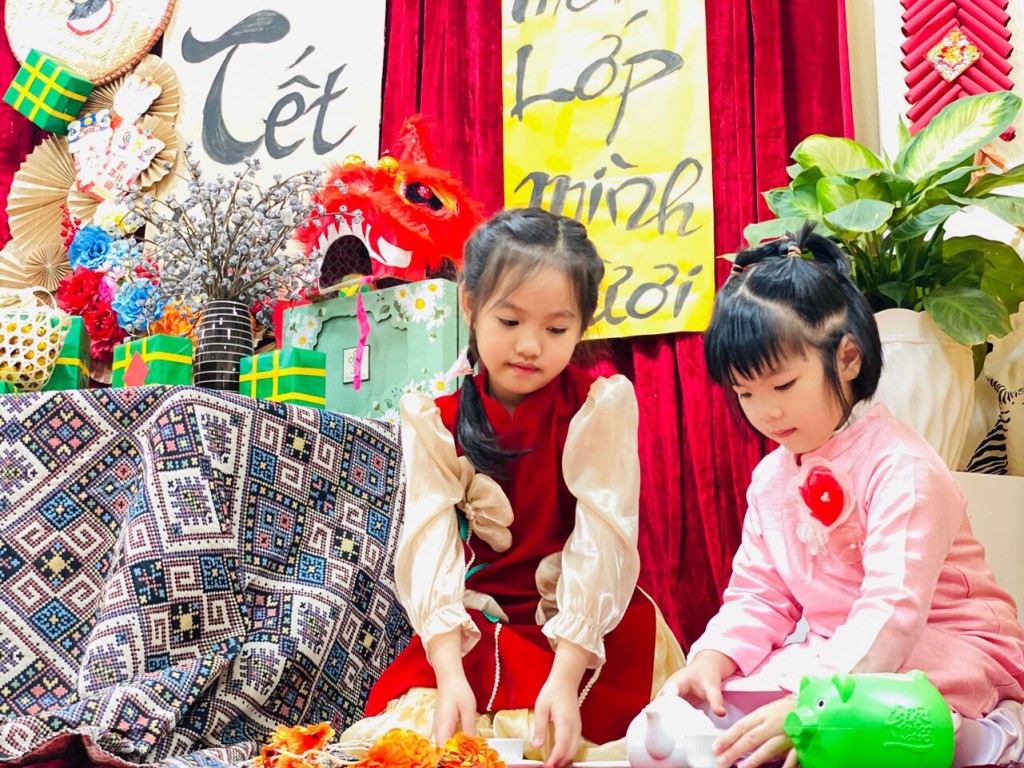 Không khí xuân ngập tràn trường học Không khí xuân ngập tràn trường học