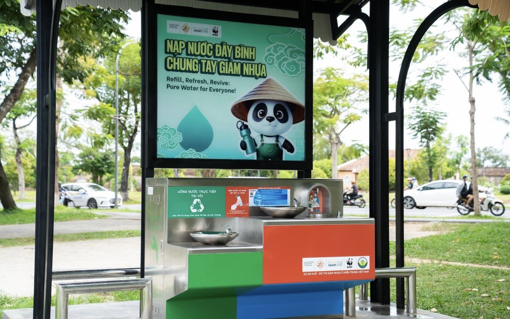 Đã có 9 trạm nhà chờ và tiếp nước uống miễn phí ở các điểm tham quan di tích, du lịch tại TP Huế Đã có 9 trạm nhà chờ và tiếp nước uống miễn phí ở các điểm tham quan di tích, du lịch tại TP Huế