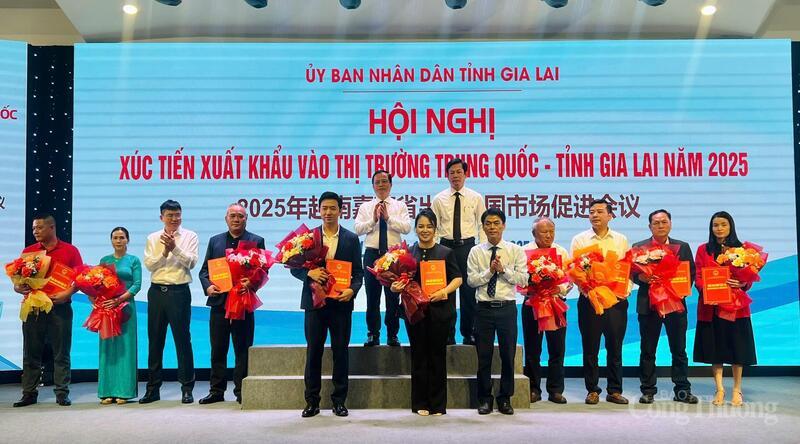 Các bản ghi nhớ hợp tác đã được ký kết giữa các doanh nghiệp Gia Lai và doanh nghiệp Trung Quốc. Ảnh: Hiền Mai