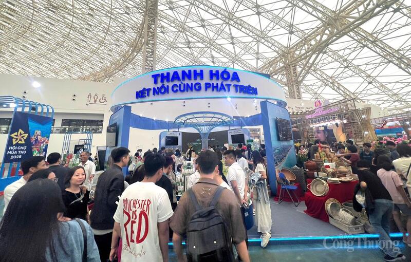 Thanh Hóa tham gia Hội chợ Mùa Thu lần thứ nhất - 2025 với chủ đề: Thanh Hóa - Kết nối cùng phát triển