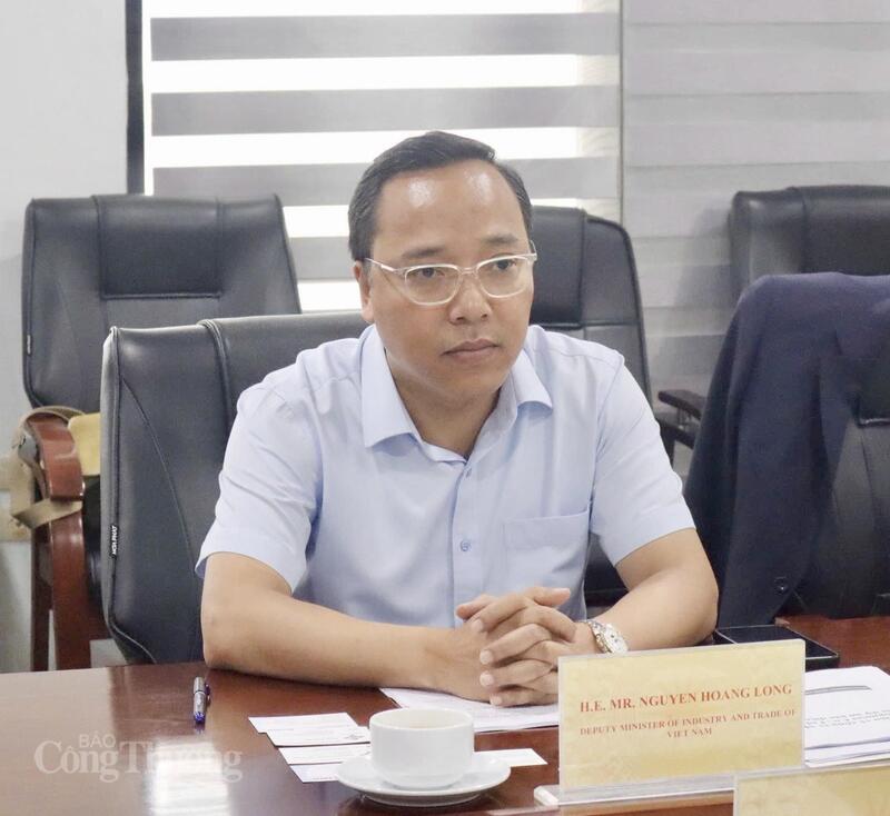 Thứ trưởng Bộ Công Thương Nguyễn Hoàng Long. Ảnh: Phương Trang