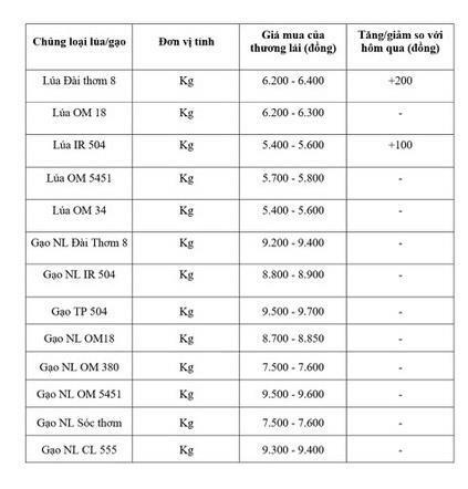 Bảng giá mang tính tham khảo.
