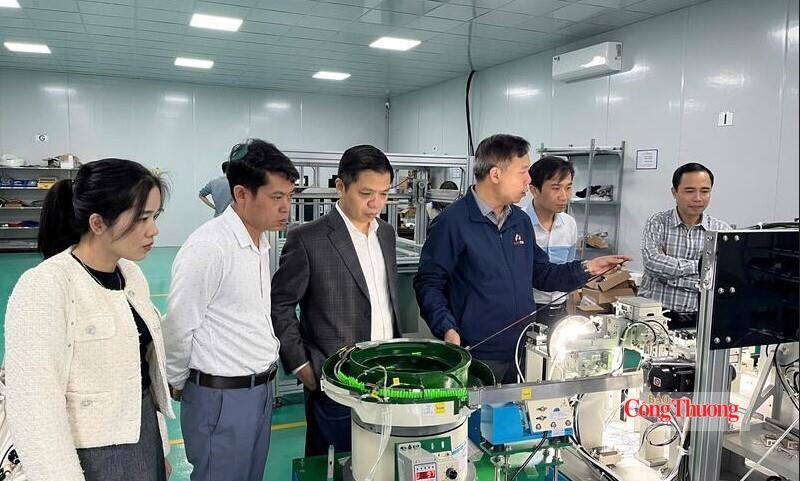 Khuyến công quốc gia góp phần thúc đẩy doanh nghiệp Bắc Ninh ứng dụng công nghệ hiện đại vào sản xuất. Ảnh: NH