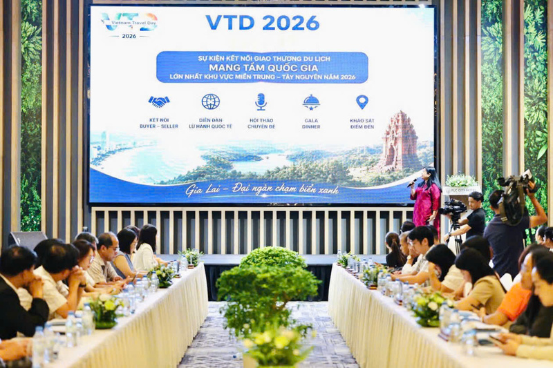 Họp báo công bố Ngày Lữ hành Việt Nam lần thứ II năm 2026 (Vietnam Travel Day 2026). Ảnh: BTC