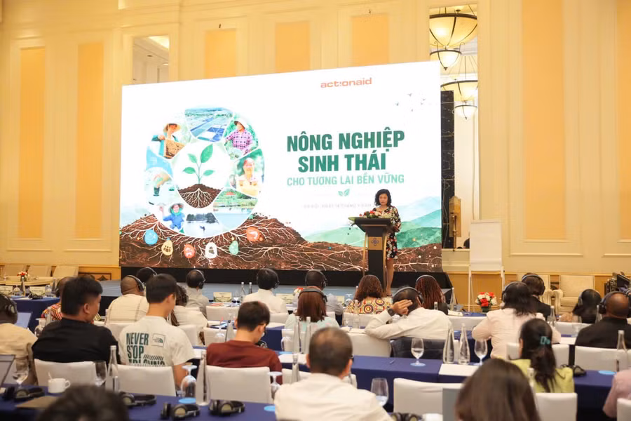 Bà Hoàng Phương Thảo, Trưởng đại diện Tổ chức ActionAid Quốc tế tại Việt Nam, Trưởng Ban Tổ chức Hội thảo phát biểu tổng kết, bế mạc. Bà Hoàng Phương Thảo, Trưởng đại diện Tổ chức ActionAid Quốc tế tại Việt Nam, Trưởng Ban Tổ chức Hội thảo phát biểu tổng kết, bế mạc.