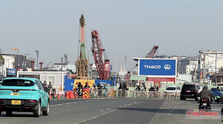 Liên danh Công ty cổ phần Tập đoàn Trường Hải (THACO) - China Railway Group Limited (Tập đoàn Đường sắt Trung Quốc) thi công ga ST10 - Phạm Văn Bạch, dự án metro số 2 Bến Thành - Tham Lương.